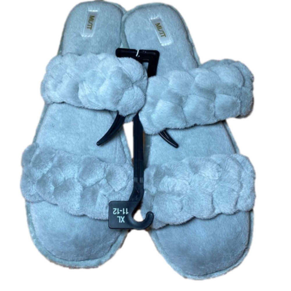 MIXIT Braided Dual Band Womens Slip-On Slippers XL